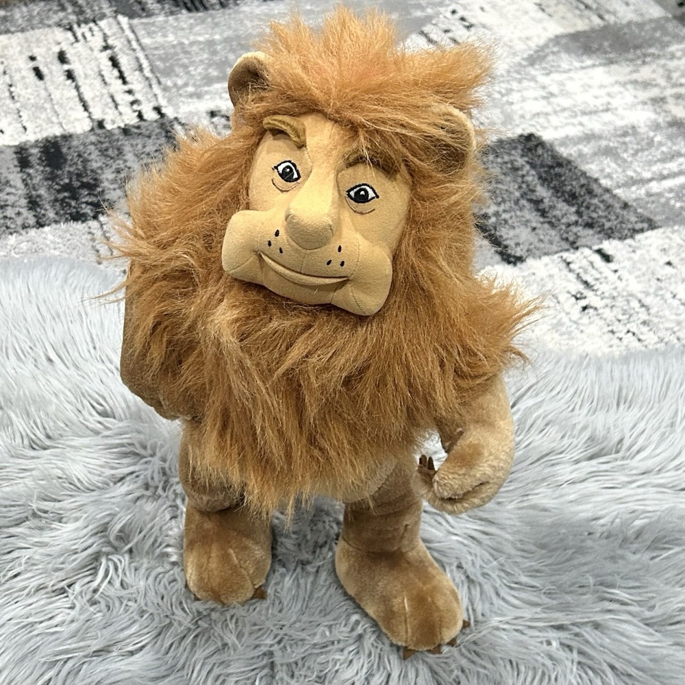 Turner Entertainment Wizard Of Oz 16" Plush Cowardly Lion Stuffed Animal Lion